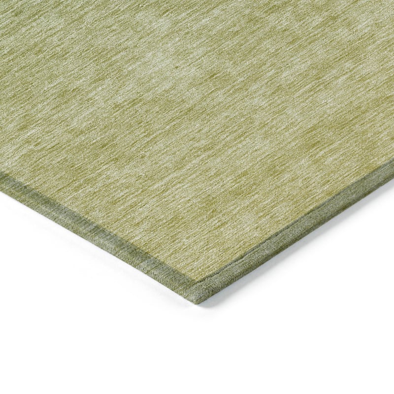 Machine Washable Indoor/ Outdoor Chantille Solid Ombre Rug