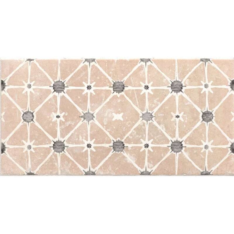 Arcilla Decor 6x12 Satin Porcelain Patterned Tile - Floor, Wall, Backsplash