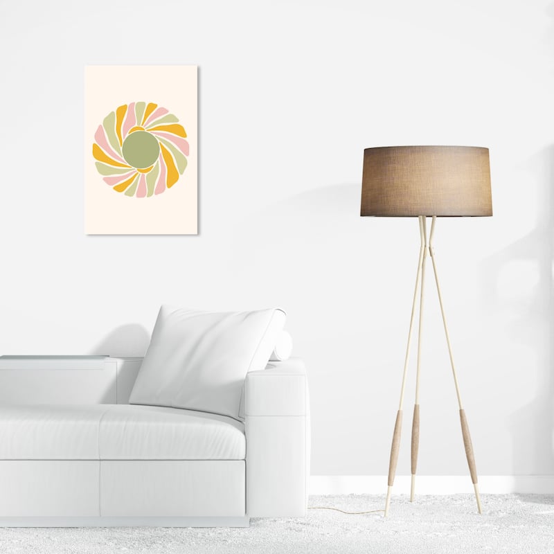 Wynwood Studio Canvas Floral and Botanical Floral Pastille Pink and Light Pink Modern & Contemporary Wall Art Canvas Print - 24 x 16