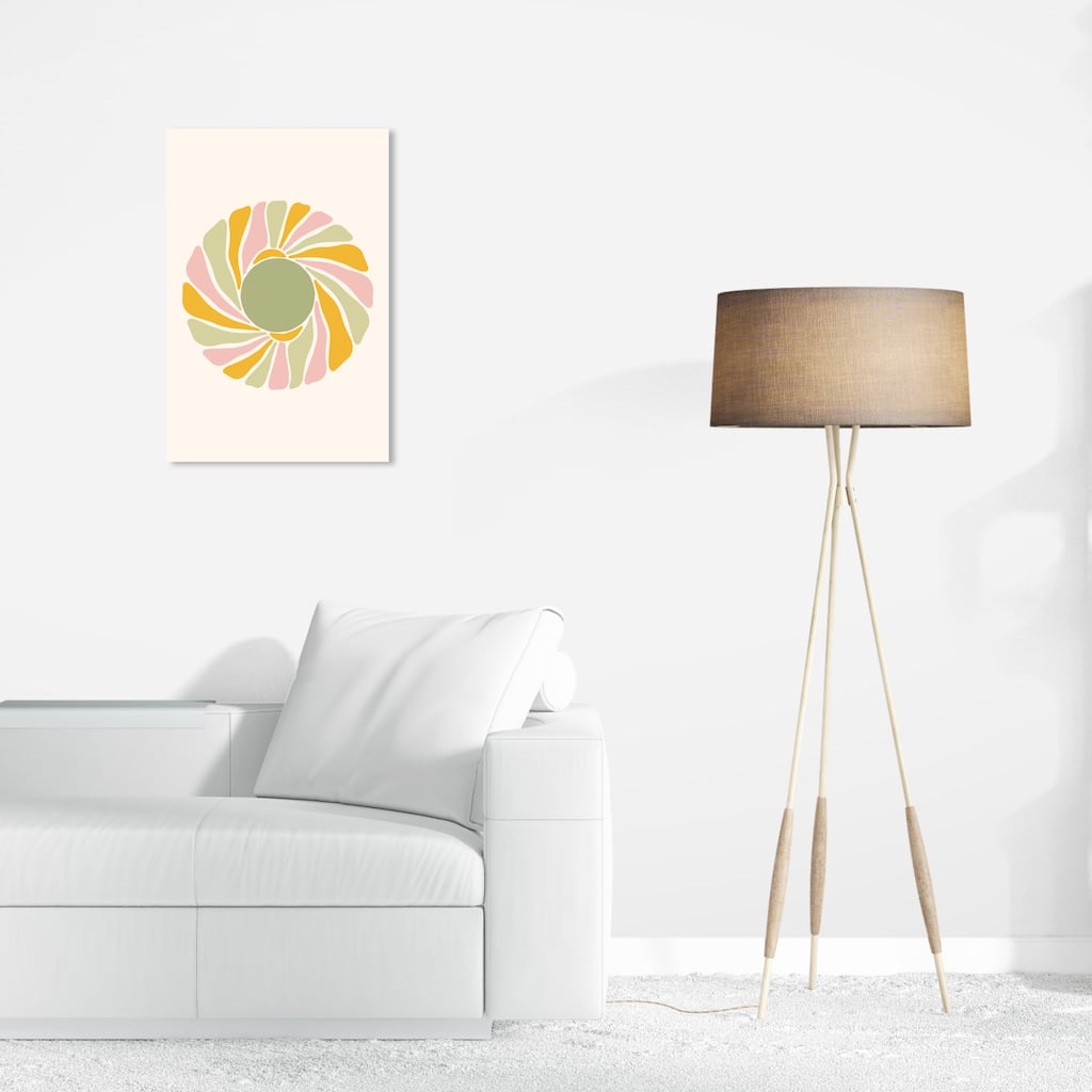 Wynwood Studio Canvas Floral and Botanical Floral Pastille Pink and Light Pink Modern & Contemporary Wall Art Canvas Print