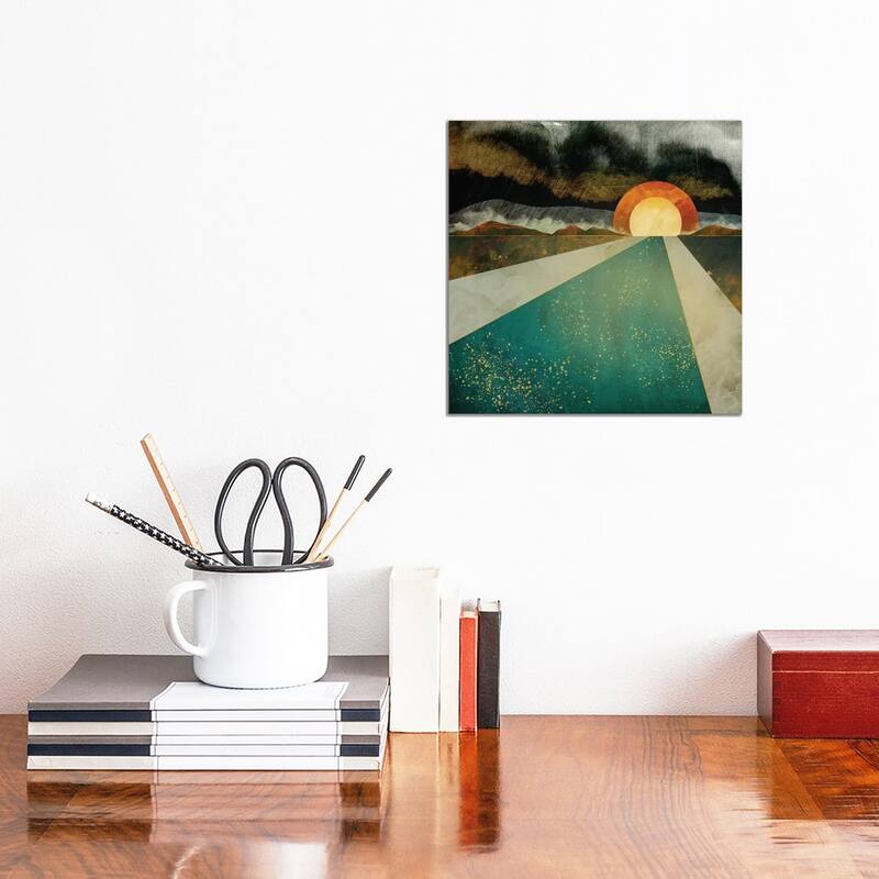 iCanvas "Retro Sunset" by SpaceFrog Designs Canvas Print - 12x12x1.5