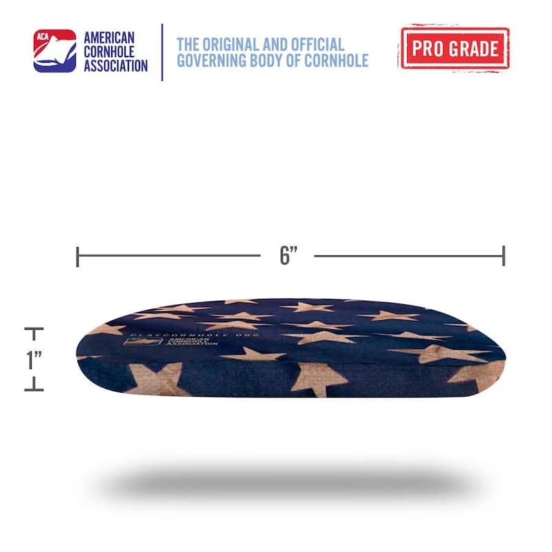 Cloth American Flag Blue Dual Sided Cornhole Bags