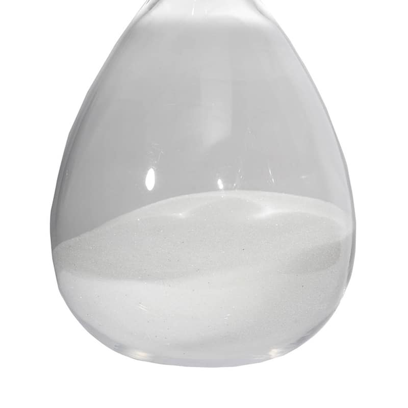 8" Ferdinand 30-Minute Hourglass, White Sand