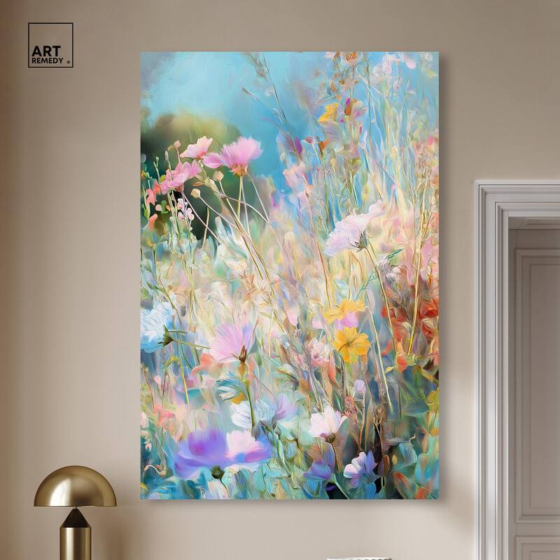 Cosmos Cascade Canvas by Art Remedy, Gallery Wrapped