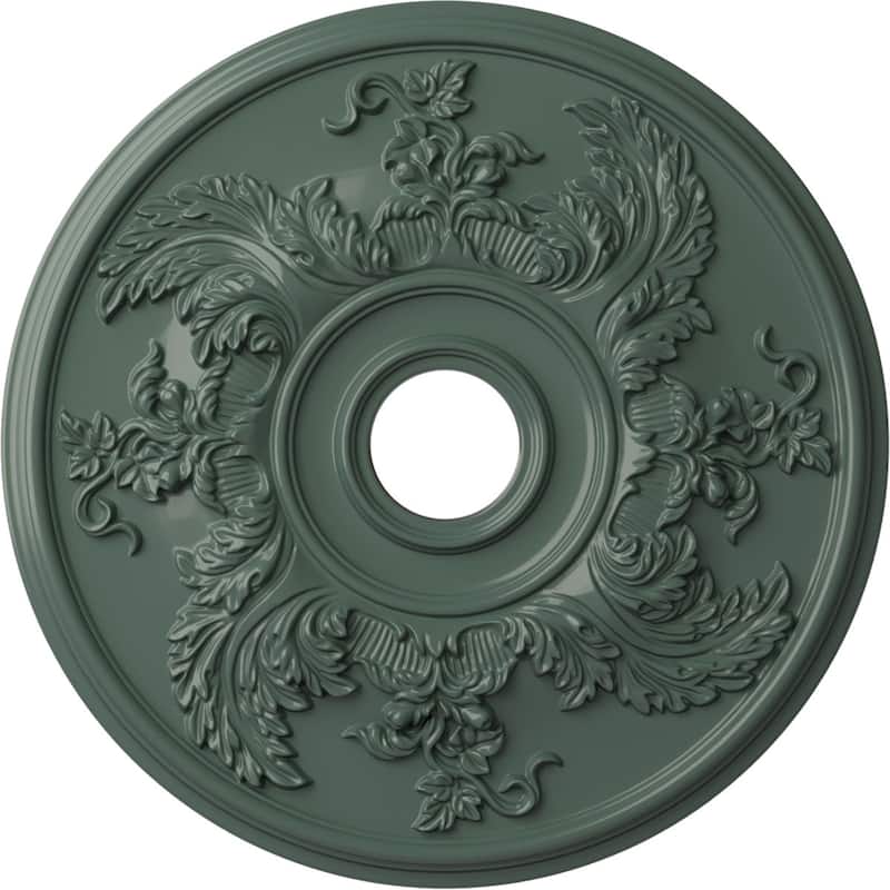 23 5/8"OD x 4 5/8"ID x 1 7/8"P Acanthus Twist Ceiling Medallion