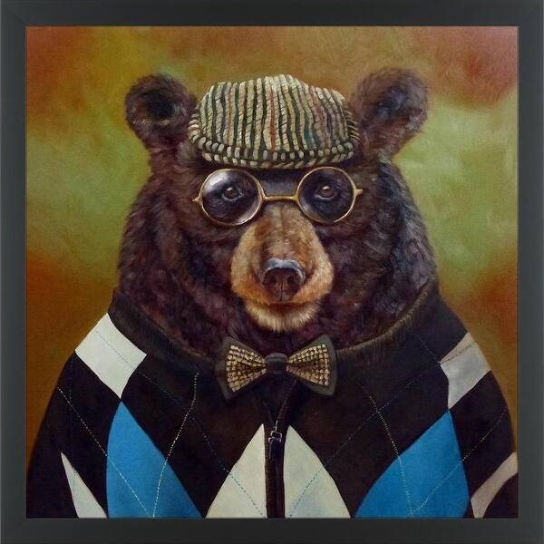 Shop Easy Art Prints Lucia Heffernan S Papa Bear Premium Canvas