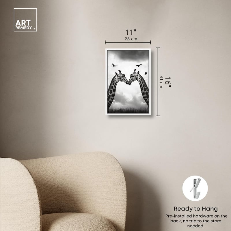 Giants in Love II Canvas by Art Remedy