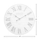 preview thumbnail 5 of 39, FirsTime & Co. Emmett Farmhouse Shiplap 27-in. Round Wall Clock
