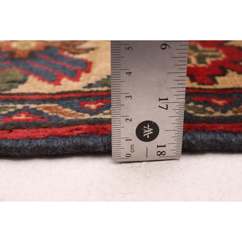 ECARPETGALLERY Hand-knotted Kargahi Red Wool Rug - 3'10 x 6'5
