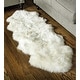 preview thumbnail 48 of 76, Silver Orchid Nansen Genuine Soft Australian Sheepskin Rug 2' x 6' Runner - Natural
