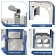 preview thumbnail 14 of 15, 8 in 1 Toddler Slide, Indoor/Outdoor Playset & Slide, Kids Slide for Toddlers Age 1-3, Baby Slide with Basketball Hoop - N/A