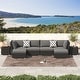 preview thumbnail 3 of 51, Corvus 8-piece Aluminum Wicker Patio Sectional Conversation Set