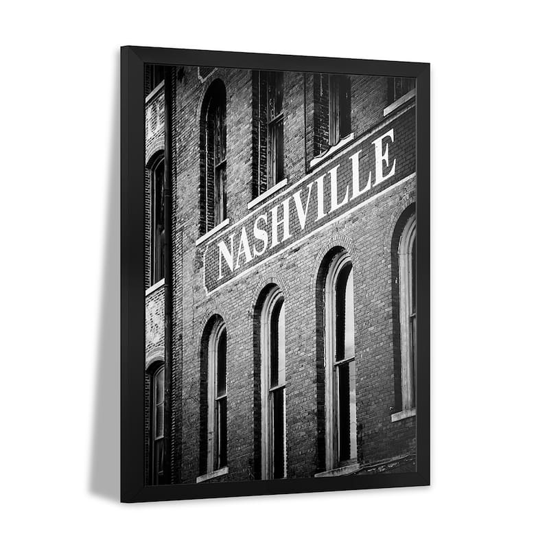 Nash Black And White Premium Framed Poster by Apryl Roland