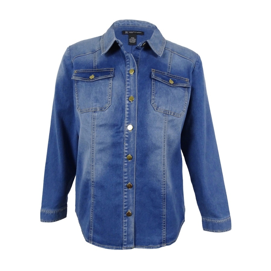 indigo denim shirt womens