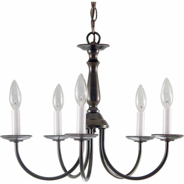 Volume Lighting V4515 5-Light 15" Height 1 Tier Chandelier - n/a