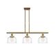 Option Brushed Brass / Clear Deco Swirl