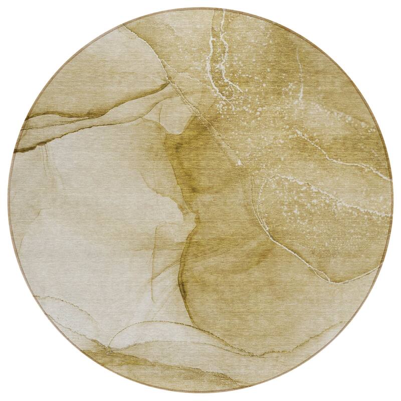 Elfi Artistic Abstract Weather Resistant Timeless Fusion Outdoor Rug