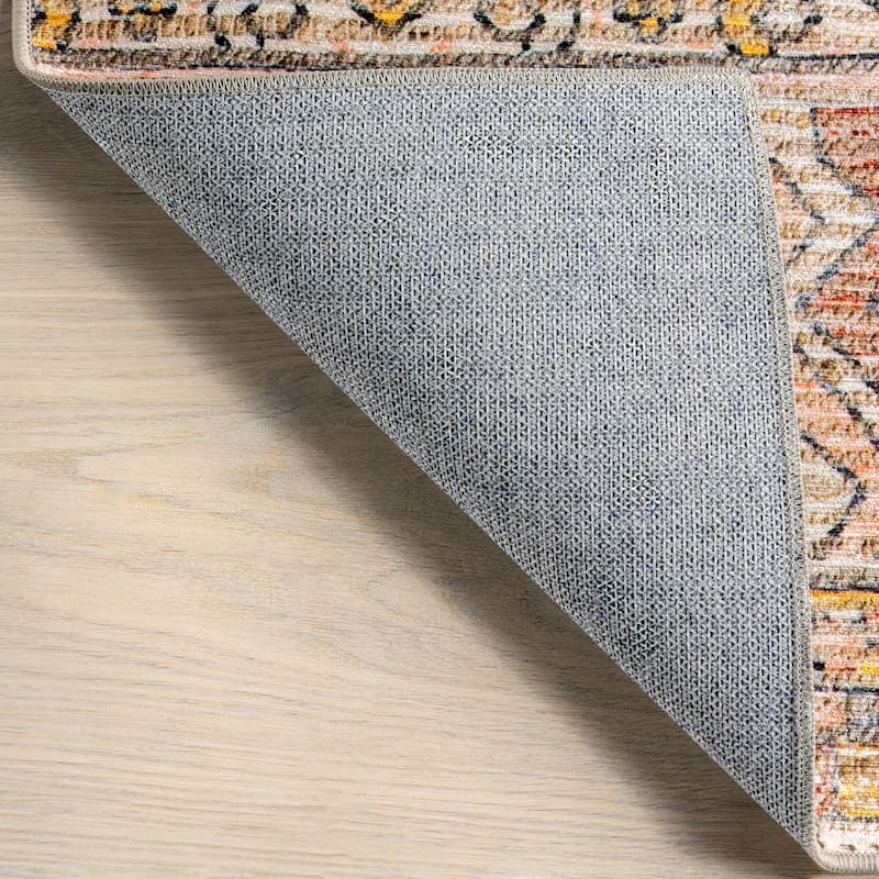Nuloom Kallie Abstract SplashGuard Machine Washable Area Rug