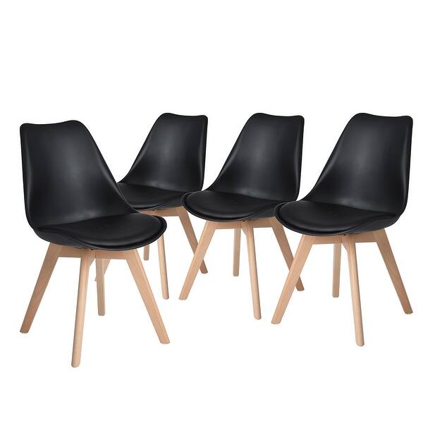 Shop Carbon Loft Rivas Mid Century Modern Faux Leather Dining Room