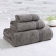 preview thumbnail 9 of 140, Superior Heritage Egyptian Cotton Absorbent 3-Piece Towel Set Charcoal