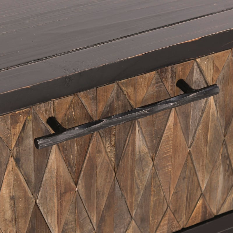 Classic Home Anton 4-Drawer Reclaimed Wood Coffee Table