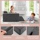 preview thumbnail 11 of 20, 8 Pieces Kids Modular Play Sofa with Detachable Cover for Playroom and Bedroom - 41.5" x 39.5" x 19" (L x W x H)