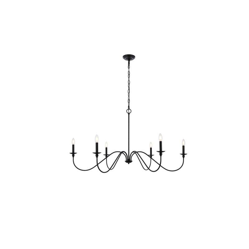 Bellevue EGCH46481 Nerita 6 Light 48" Wide Taper Candle Chandelier