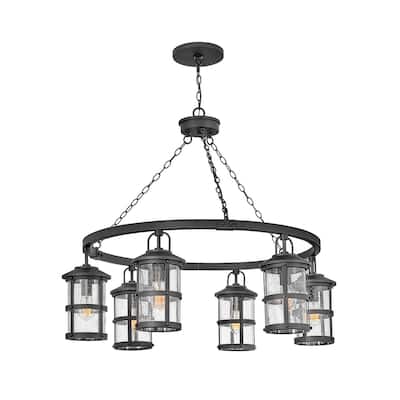 Hinkley Lighting Lakehouse 12v 21w 6 Light 42" Wide Open Air LED