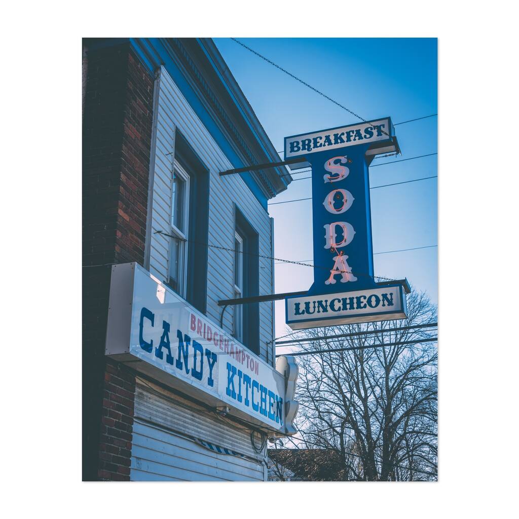 Bridgehampton New York Bridgehampton Candy Kitchen Art Print/Poster