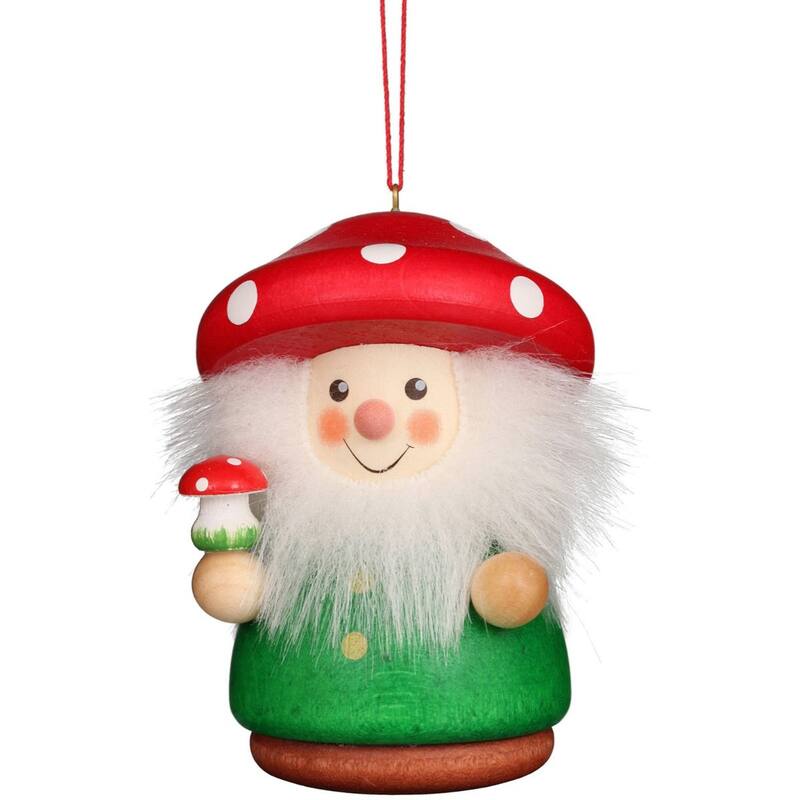3" Mushroom Man Christian Ulbricht Christmas Hanging Ornament