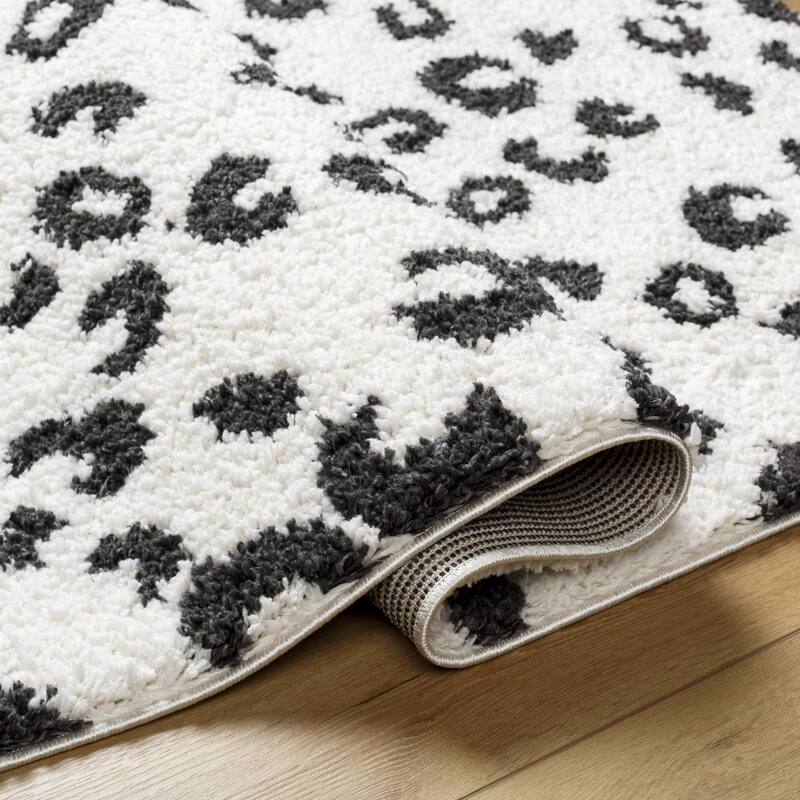 Livabliss Birmingham Animal Print Plush Area Rug