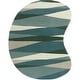preview thumbnail 64 of 63, Livabliss Forum Modern & Contemporary Area Rug 8' x 10' - Teal - Novelty