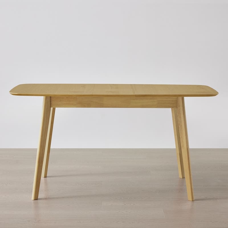 Spruce & Spring Extendable Dining Table Set with Upholstered Dining Chairs