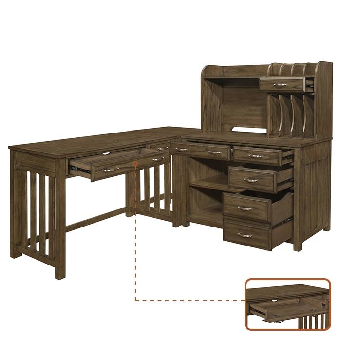 Fremont & Park Traine 4-Piece Corner Desk