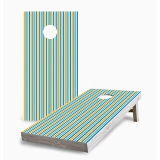 Stripe Pattern Cornhole Game (Choose Wraps or Boards)