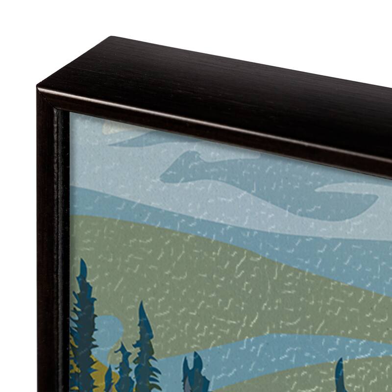 Montana Go USA by Mercana Studio a Hand Embellished Framed Art Print Series