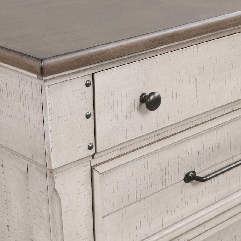 Roundhill Furniture Walcott 8-Drawer Bedroom Dresser