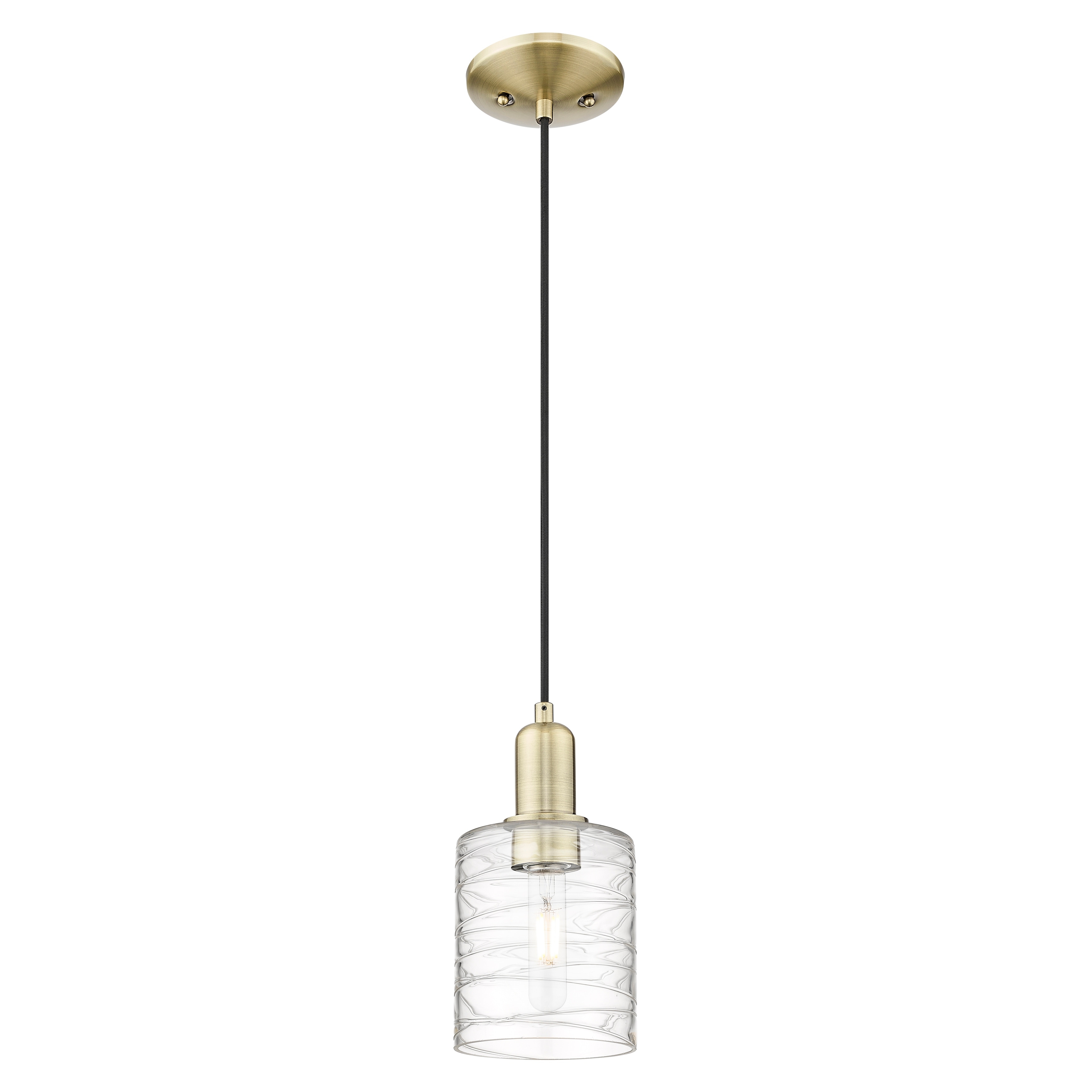 Innovations Lighting Endless Possibilities Arcadia - Cobbleskill - 1 Light 5" Cord Hung Mini Pendant