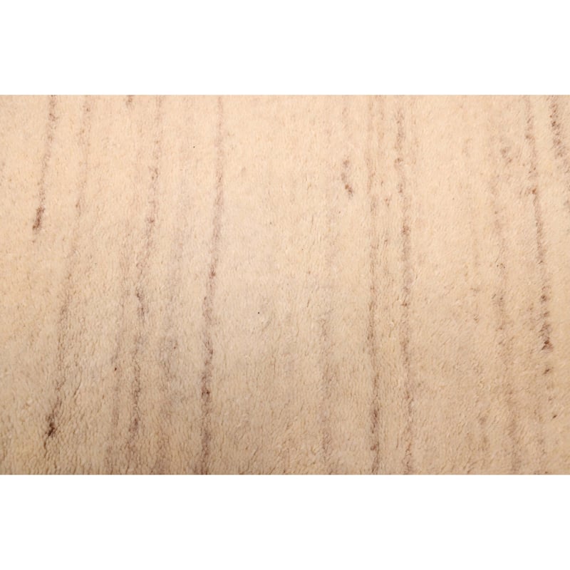 ECARPETGALLERY Hand Loomed Kashkuli Gabbeh Cream Wool Rug - 5'8 x 7'9