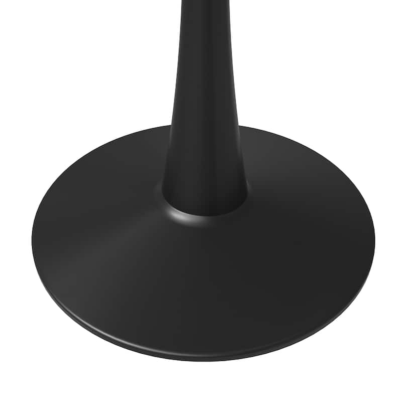 LeisureMod Round Dining Table 40" Sintered Stone Tabletop