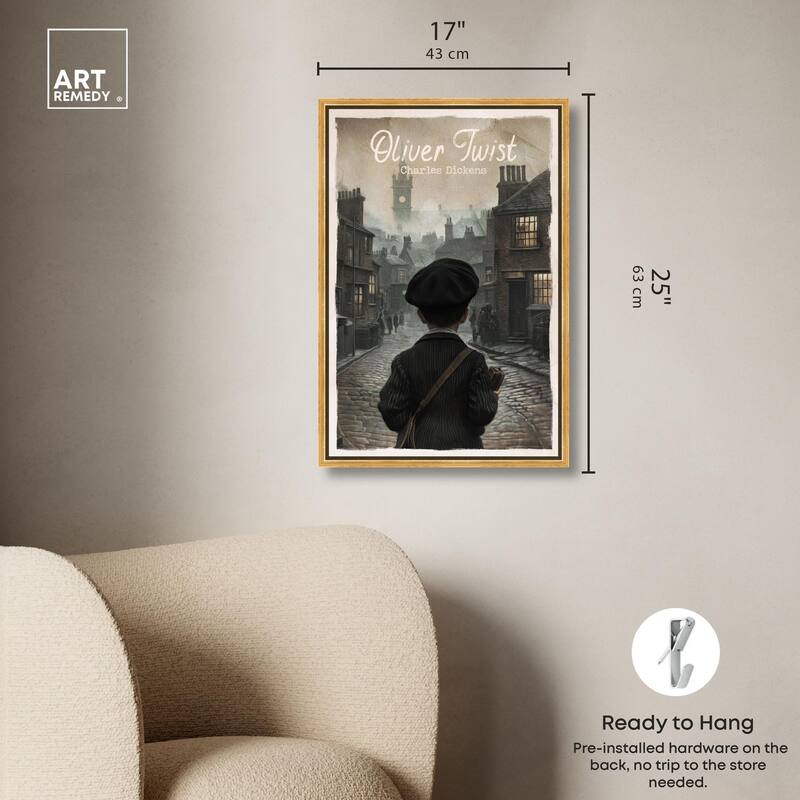 Oliver Twist Classic Canvas by Art Remedy