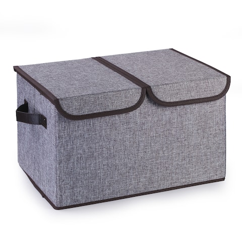 Enova Home Collapsible Storage Bins with Cover