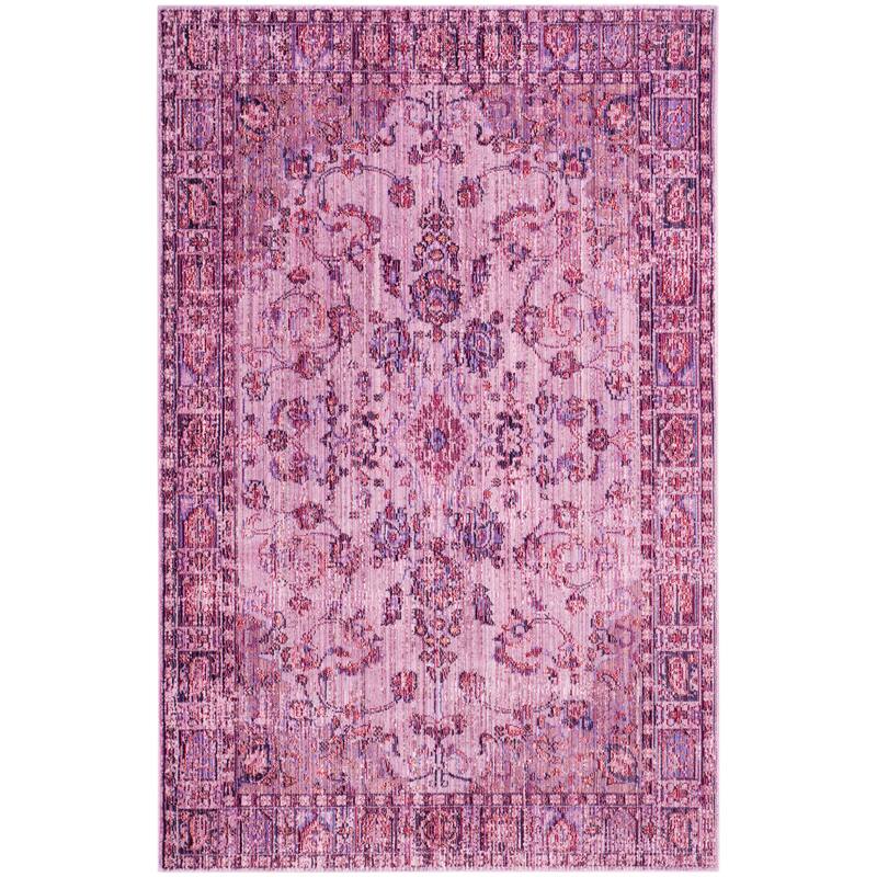 SAFAVIEH Valencia Suheyla Distressed Vintage Boho Oriental Polyester Rug