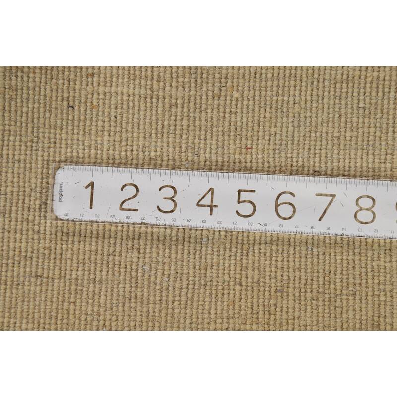 Modern Gabbeh Oriental Rug Hand-Knotted Foyer Wool Carpet - 2'8"x 3'11"