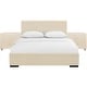 preview thumbnail 9 of 36, Hindes Faux Leather Upholstered Platform Bedroom Set (Multiple Colors)