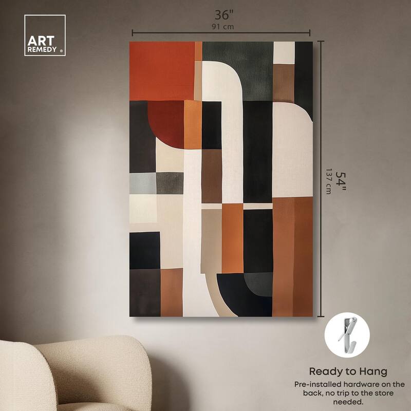 Jahns' Abstraction II Canvas by Art Remedy, Gallery Wrapped