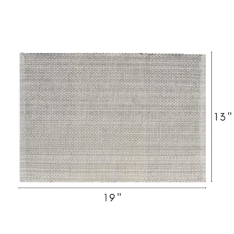 Fabstyles Casual Classic Set of 4 Thick Cotton Heavyweight Placemats