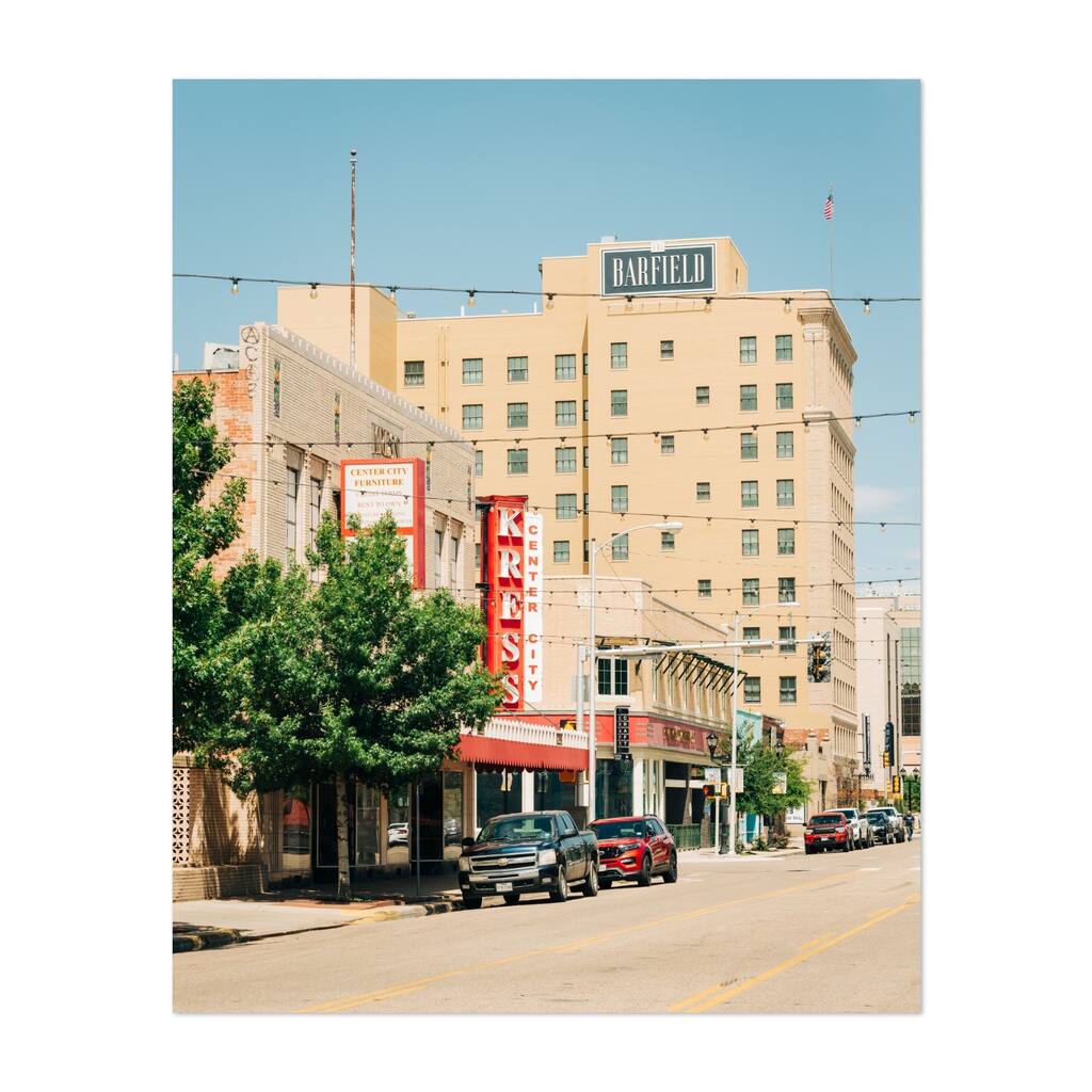 Amarillo Texas Kress Building Amarillo 01 American Art Print/Poster