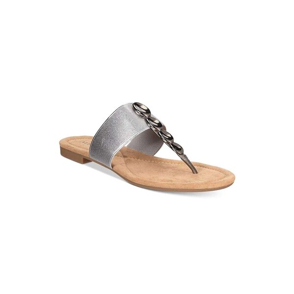 alfani silver sandals