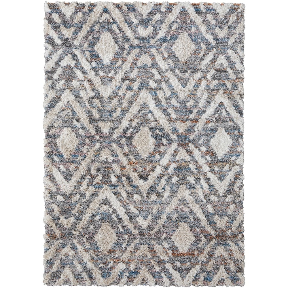 Grand Bazaar Caide Machine Made Diamond Transitional Area Rug